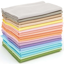 Load image into Gallery viewer, 20 Fat Quarter Bundle of 100% Cotton in Pastel Mix Colors, Ideal for Quilting and Crafting, Soft Fabric, 20.8x18.1 inches each
