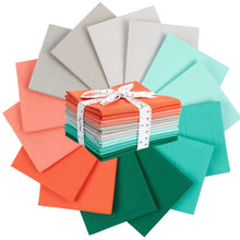 Load image into Gallery viewer, Christmas Fat Quarter Bundle in Pine Xmas Mix Colors, 100% Cotton, 14 Pieces, 140gsm, Ideal for Quilting and Crafting.
